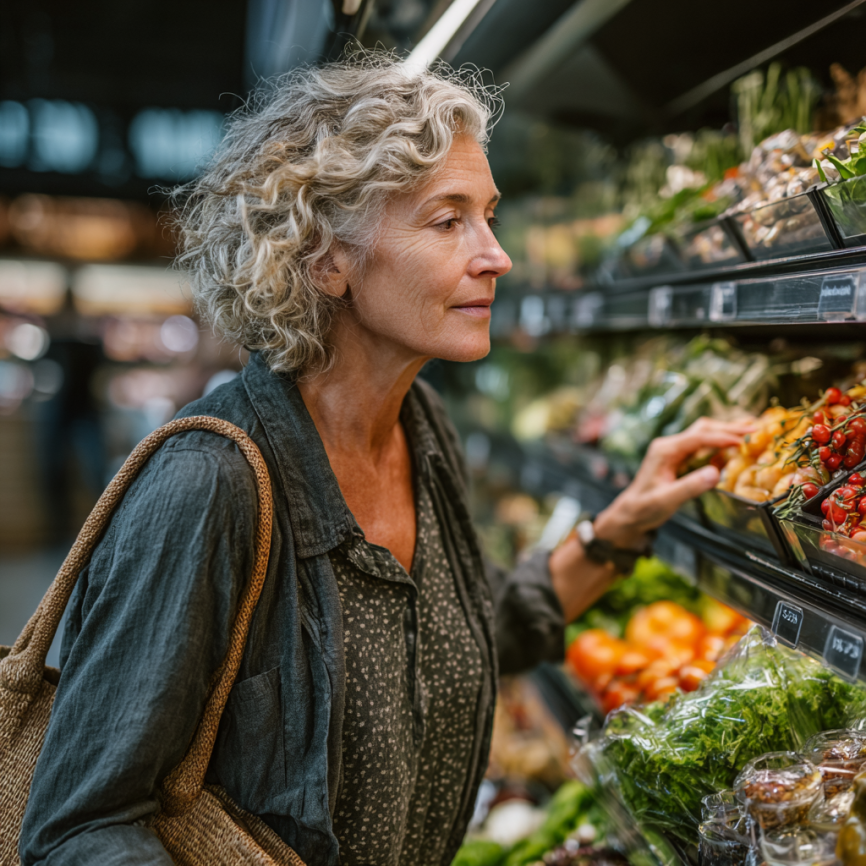 Мъж чете хранителен план